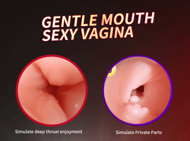 2IN 1Male Masturbator Cup Intelligent Voice Vibration Blowjob Real Vagina Pocket Pussy Penis Oral Sex Machine Toys for Man 18+