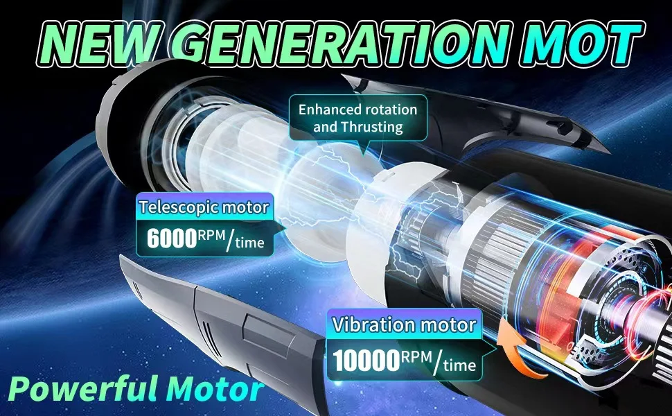 Automatic Telescopic Male Masturbator Cup Sucking Machine Thrusting Blowjob Masturbation Vibrator Adults Erotic Sex Toys For Men