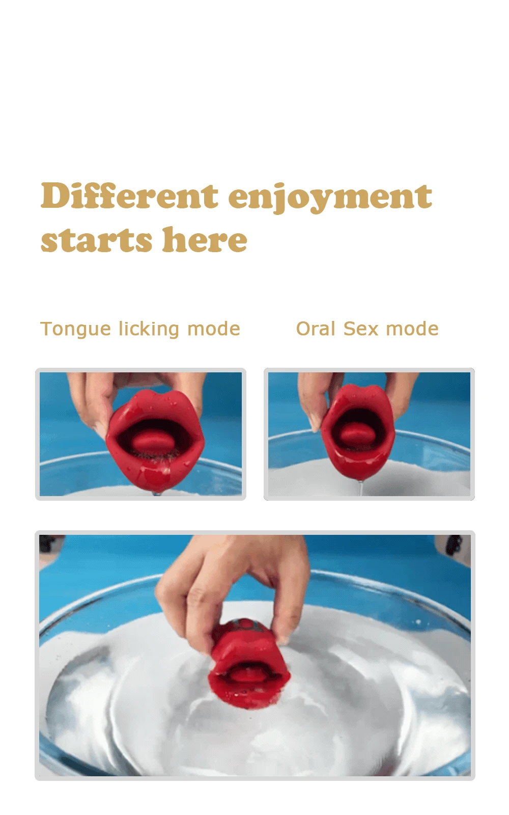 Tongue Licking Vibrator Female Clit Sucking Nipple Blowjob Oral Stimulator Vagina Sucker Sex Toy for Women Orgasm Adult Product
