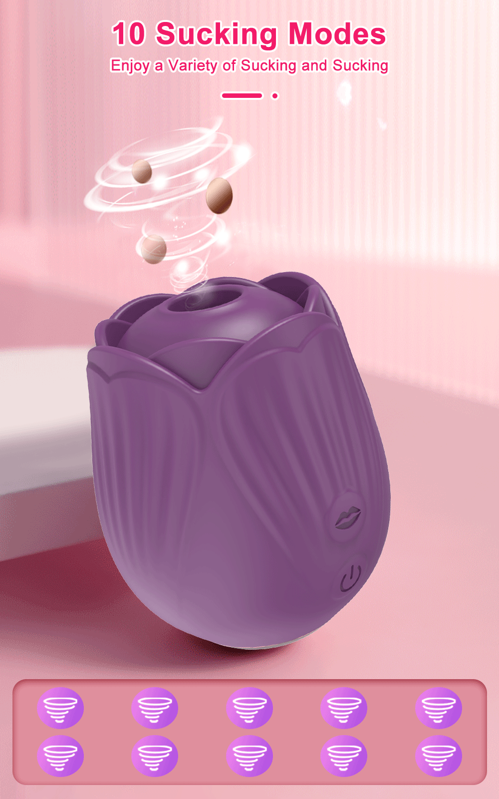 Rose-Flower Sucking Licking Vibrator Clit Sucker Vagina Patting G Spot Stimulator Female Masturbator Erotic Sex Toy for Women Rose-Flower Sucking Licking Vibrator Clit Sucker Vagina Patting G Spot Stimulator Female Masturbator Erotic Sex Toy for Women