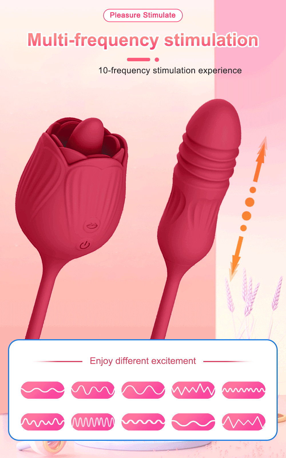 Rose-Flower Sucking Licking Vibrator Clit Sucker Vagina Patting G Spot Stimulator Female Masturbator Erotic Sex Toy for Women Rose-Flower Sucking Licking Vibrator Clit Sucker Vagina Patting G Spot Stimulator Female Masturbator Erotic Sex Toy for Women