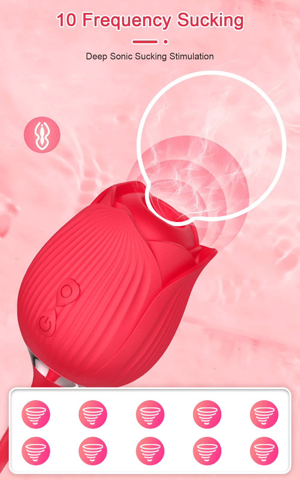 Rose-Flower Sucking Licking Vibrator Clit Sucker Vagina Patting G Spot Stimulator Female Masturbator Erotic Sex Toy for Women Rose-Flower Sucking Licking Vibrator Clit Sucker Vagina Patting G Spot Stimulator Female Masturbator Erotic Sex Toy for Women