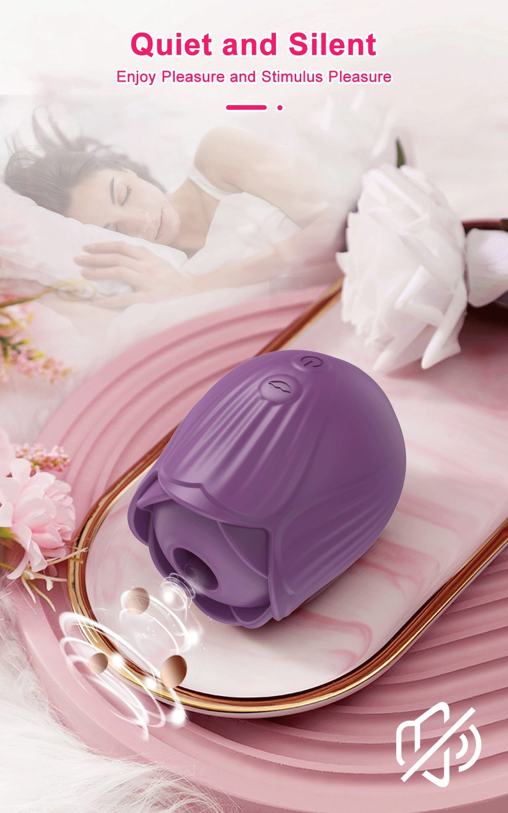 Rose-Flower Sucking Licking Vibrator Clit Sucker Vagina Patting G Spot Stimulator Female Masturbator Erotic Sex Toy for Women Rose-Flower Sucking Licking Vibrator Clit Sucker Vagina Patting G Spot Stimulator Female Masturbator Erotic Sex Toy for Women
