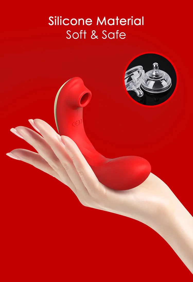 LICKLIP Moonbox Sucking Vibrator Clitoral Stimulator Flexible Dual Vibration Nipple Clitoris 18 Sex Toys For Women Couples Gift