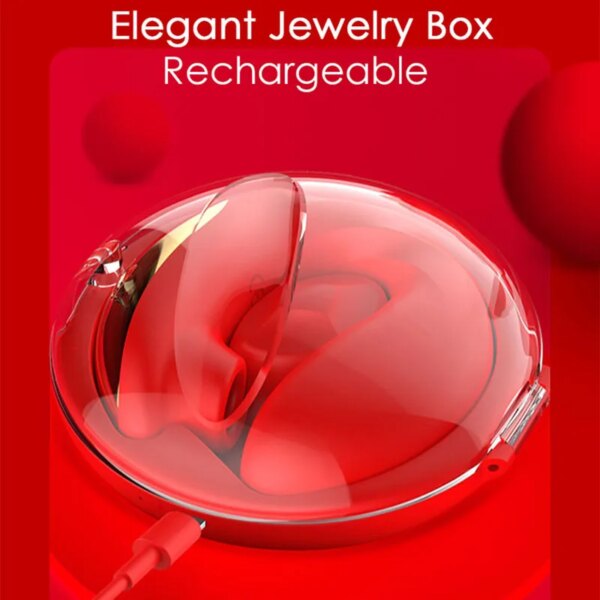 Moonbox Sucking Vibrator Clitoral Stimulator Flexible Dual Vibration Nipple Clitoris 18 Sex Toys For Women Couples Gift