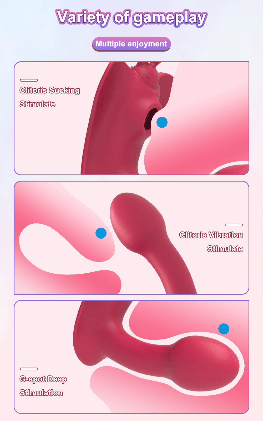 Clitoral Sucking Vibrator Female Remote Control Clit Sucker Clitoris Stimulator Real Dildo Vibrating Sex Toy For Women Adults 18