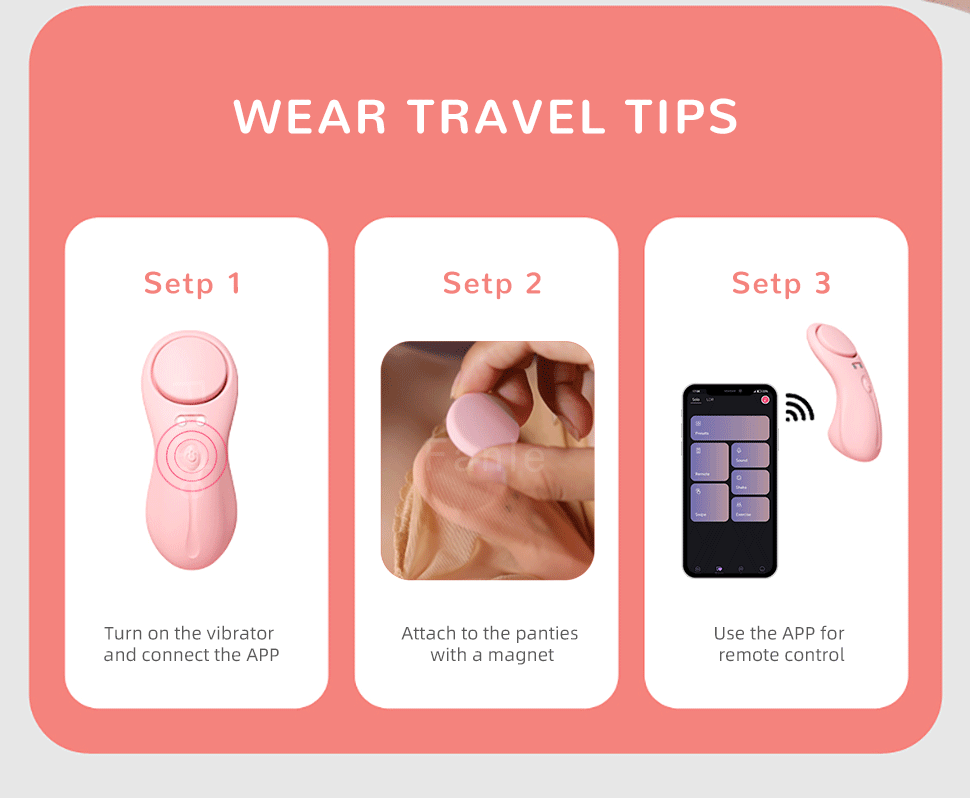 Bluetooth APP Wearable Vibrator Female Clitoral Stimulator Panties Vibrating Egg Adult Masturbator Sex Toy for Women Couples