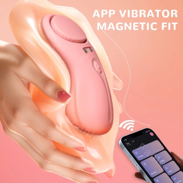 Bluetooth APP Wearable Vibrator Female Clitoral Stimulator Panties Vibrating Egg Adult Masturbator Sex Toy for Women Couples