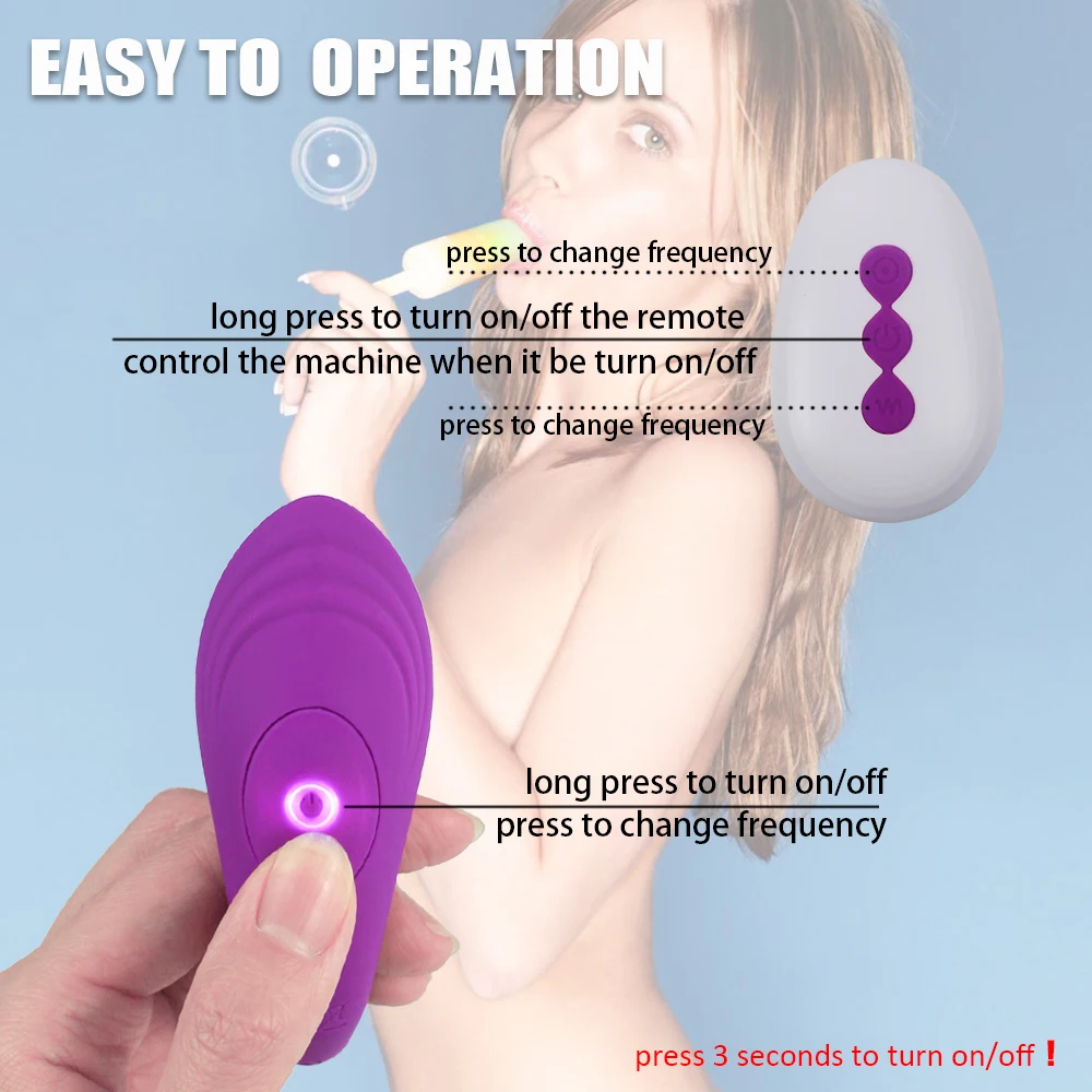 10 Modes Wearable Vagina Sucking Vibrator G Spot Clit Sucker Nipple Clitoris Stimulator Remote Control Oral Sex Toy for Women