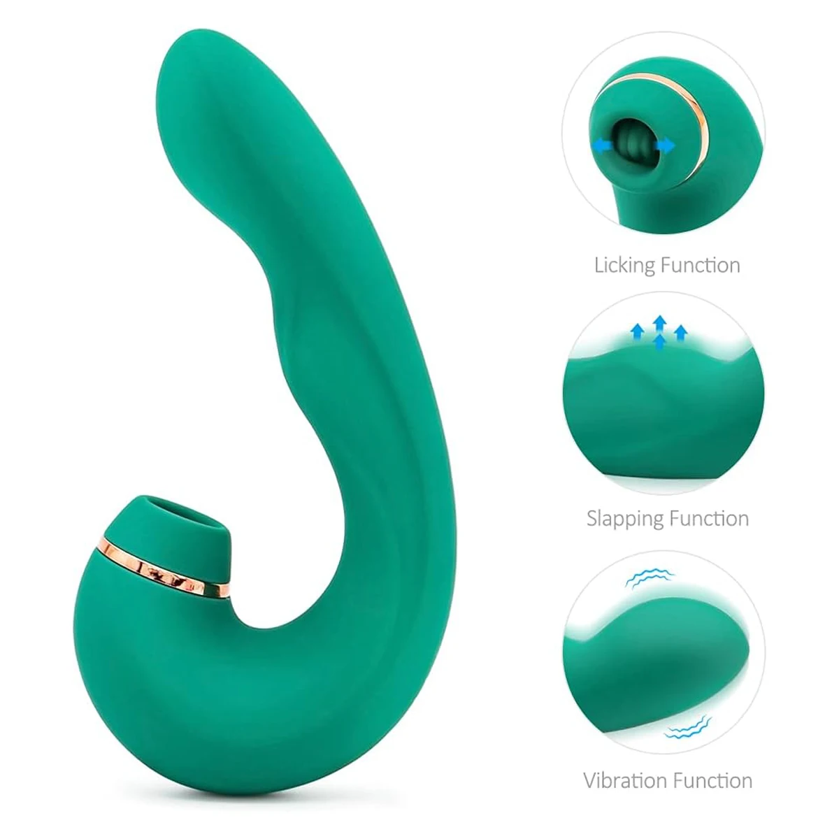  3 in 1 Clitoral Suction Licking 10 Vibration Oral Sex Clit Clitoris Stimulator Sex Toys for Woman Masturbation