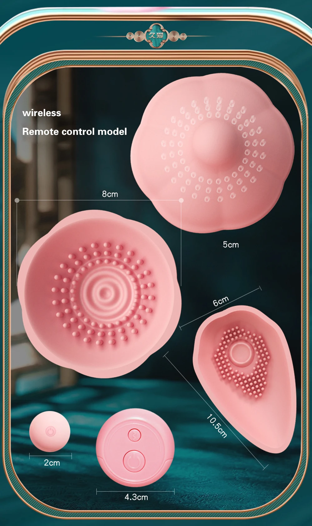 Vibrating Stimulate Breast Growth Remote Control Sucker Nipple Stimulator Vibrator Female Adult Sex Toys for Women Couples