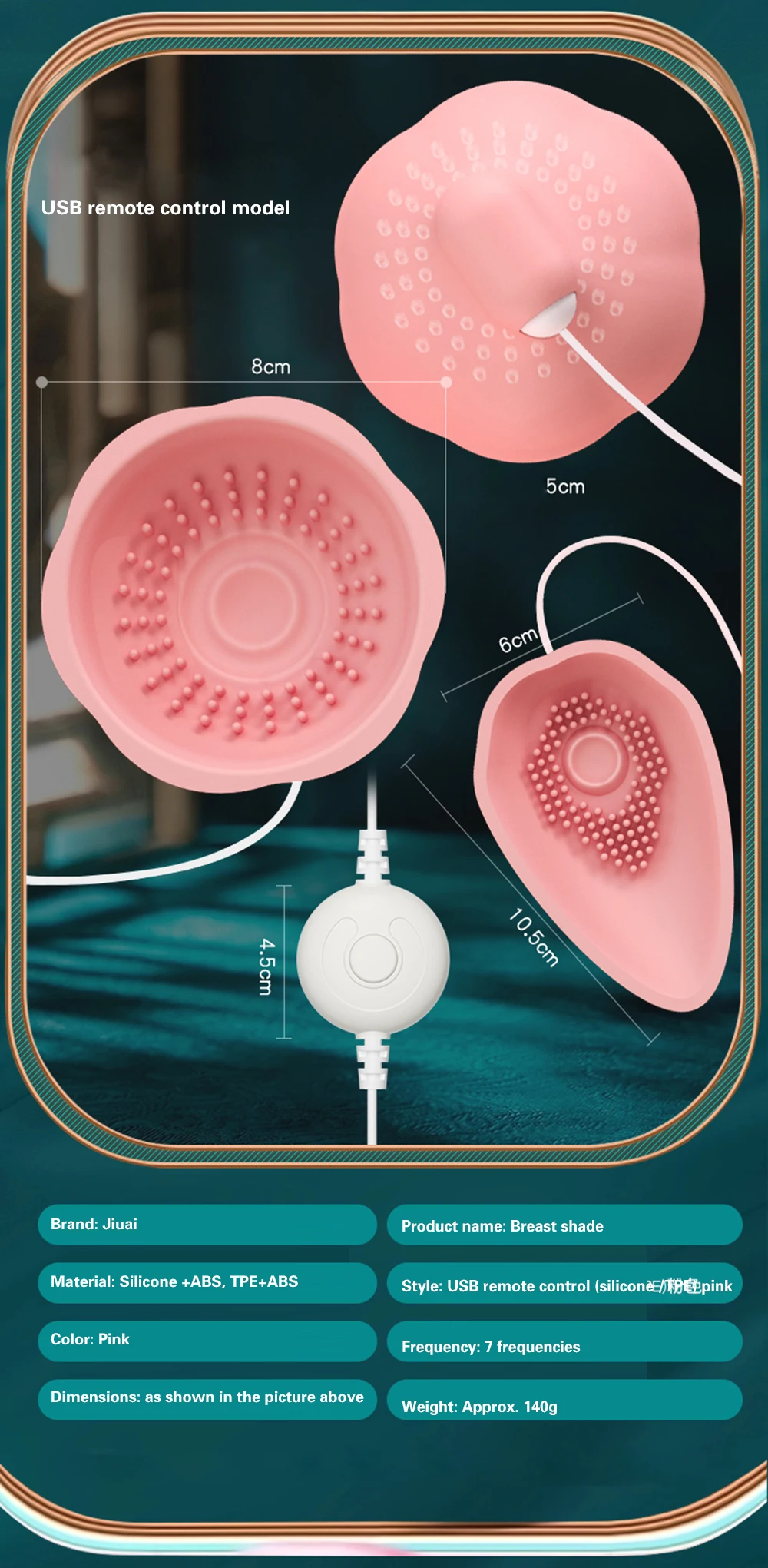 Vibrating Stimulate Breast Growth Remote Control Sucker Nipple Stimulator Vibrator Female Adult Sex Toys for Women Couples