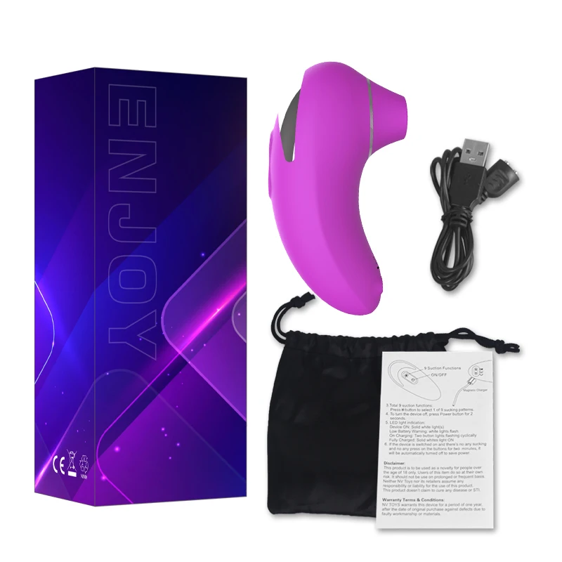 HWOK Oral Sucking Vibrator 9 Speeds Licking Vibrating Sex Toys for Women Tongue Nipple Clitoral Stimulator Female Masturbation