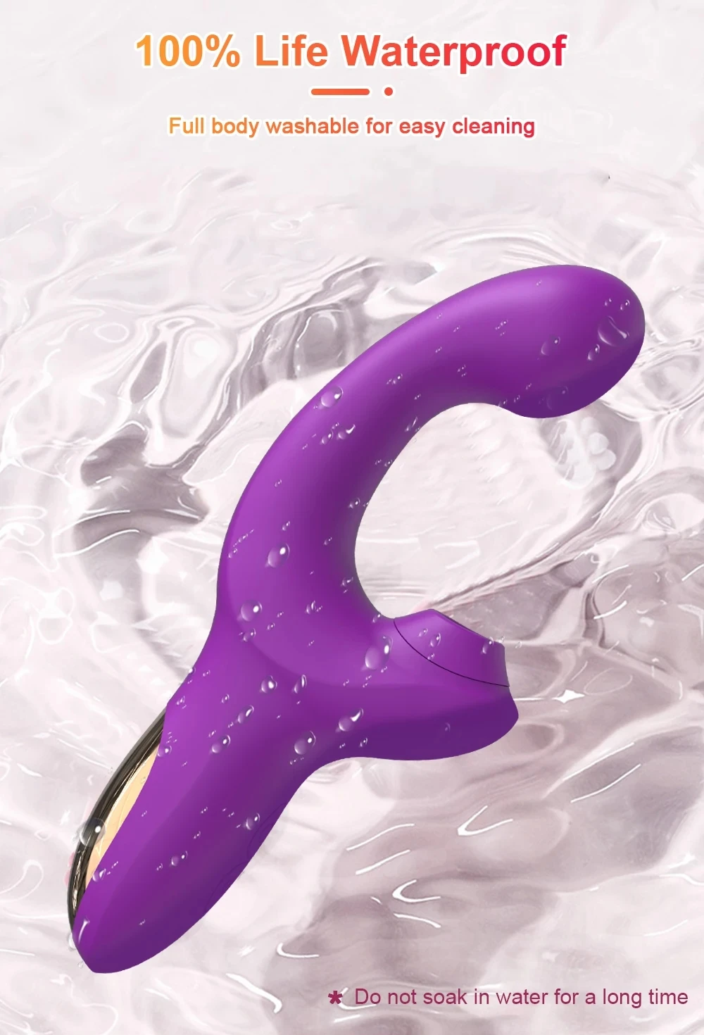 Rabbit Sucking Vibrator Clitoral G Spot Stimulation Adult Sex Toys for Women Vibrating Finger Massager with Suction Vibration