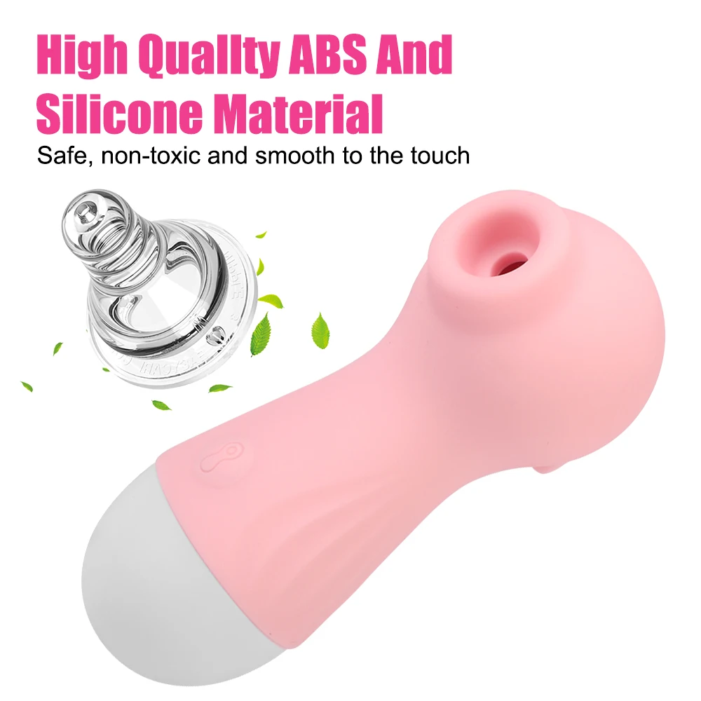 10cm Sucking Vibrator For Women Breast Enlarger Nipple Clit Sucker Sucks Vagina Anal Sex Toys Female Masturbator Erotic Seahorse