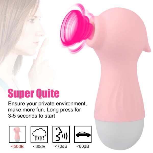 10cm Sucking Vibrator For Women Breast Enlarger Nipple Clit Sucker Sucks Vagina Anal Sex Toys Female Masturbator Erotic Seahorse