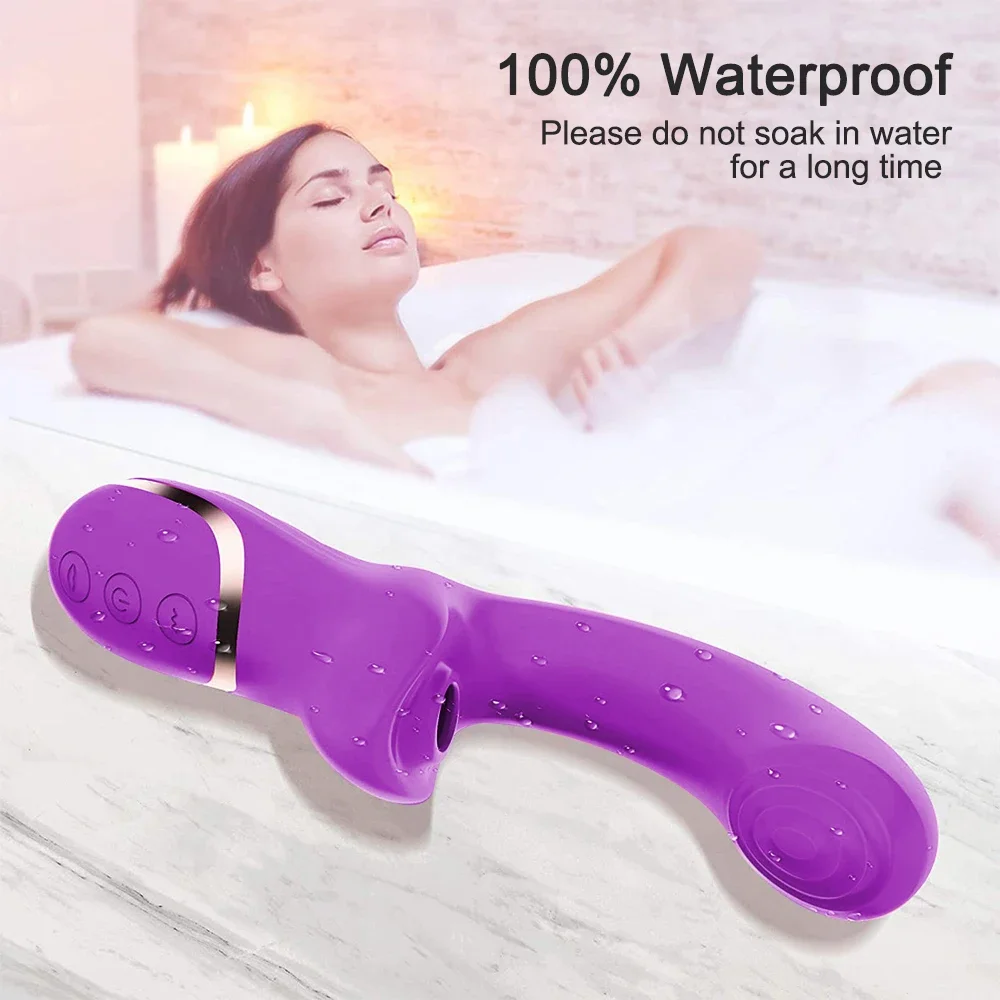 Powerful Clitoral G-Spot Vibrator For Women Suck Vacuum Stimulator Dildo Sex Toys Female Goods for Adults 18