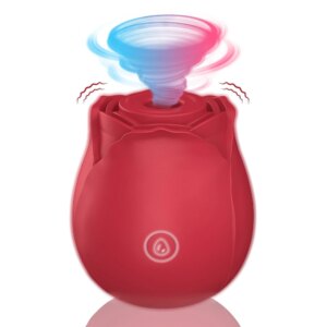 Rose Clit Sucking Vibrator Powerful Oral Licking Nipple Sucker G Spot Stimulator Adult Sex Toys for Women Vagina Intimate Goods