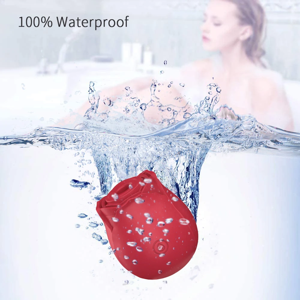Rose Clit Sucking Vibrator Powerful Oral Licking Nipple Sucker G Spot Stimulator Adult Sex Toys for Women Vagina Intimate Goods