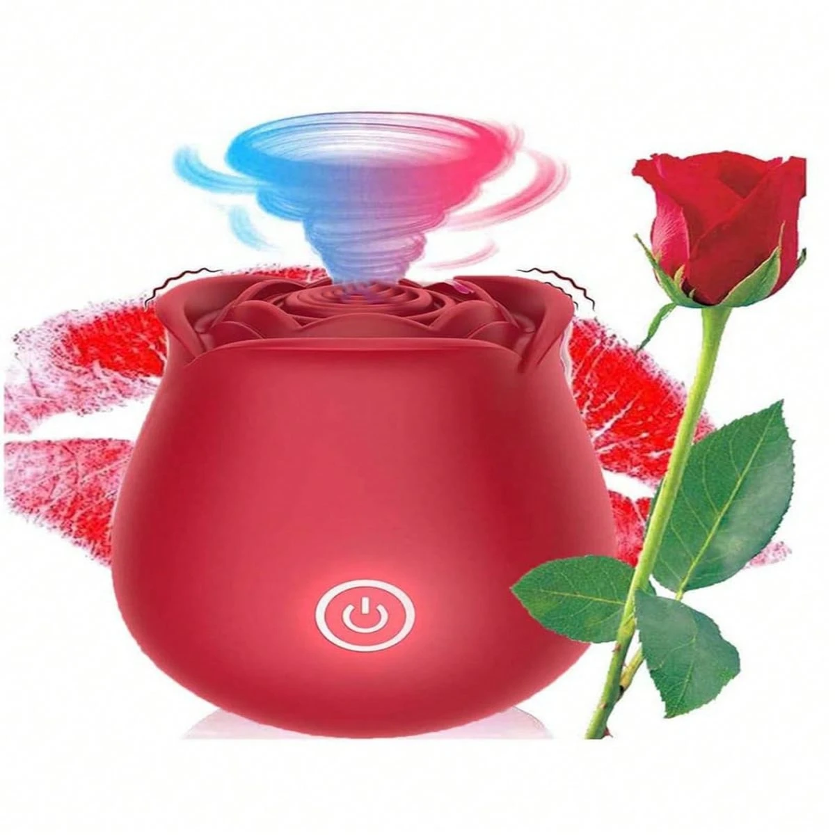 Rose Vibrator Nipple Clitoral Suction Cup Oral Sex Stimulator Sucking Vibrator Suitable for Female Clitoral Masturbation Sex Toy Rose Vibrator Nipple Clitoral Suction Cup Oral Sex Stimulator Sucking Vibrator Suitable for Female Clitoral Masturbation Sex Toy
