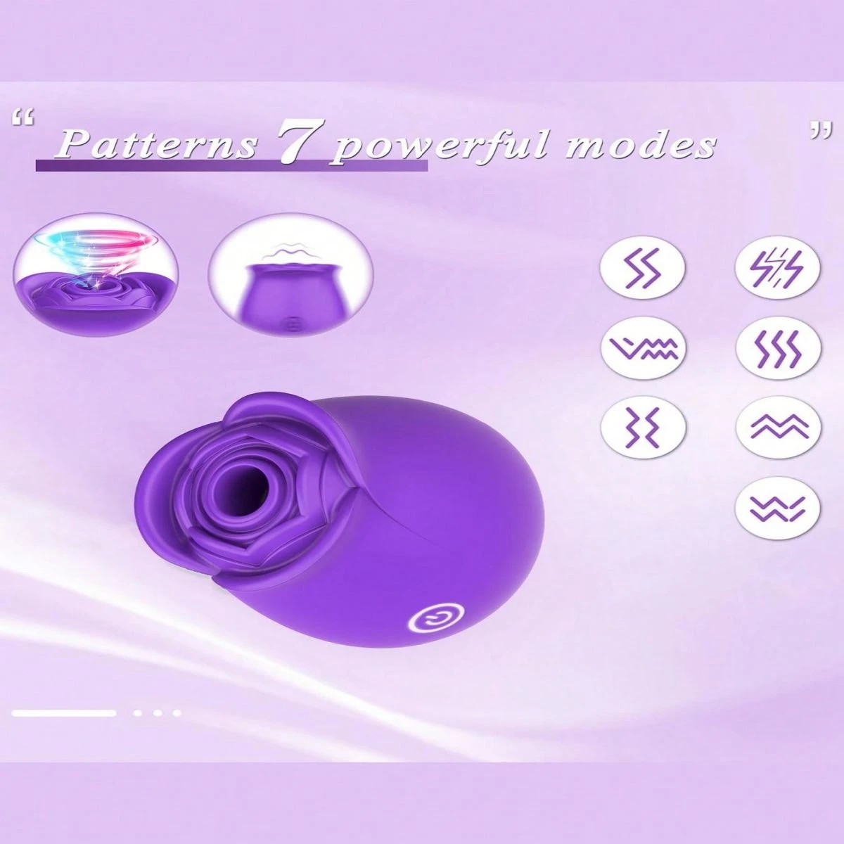 Rose Vibrator Nipple Clitoral Suction Cup Oral Sex Stimulator Sucking Vibrator Suitable for Female Clitoral Masturbation Sex Toy Rose Vibrator Nipple Clitoral Suction Cup Oral Sex Stimulator Sucking Vibrator Suitable for Female Clitoral Masturbation Sex Toy