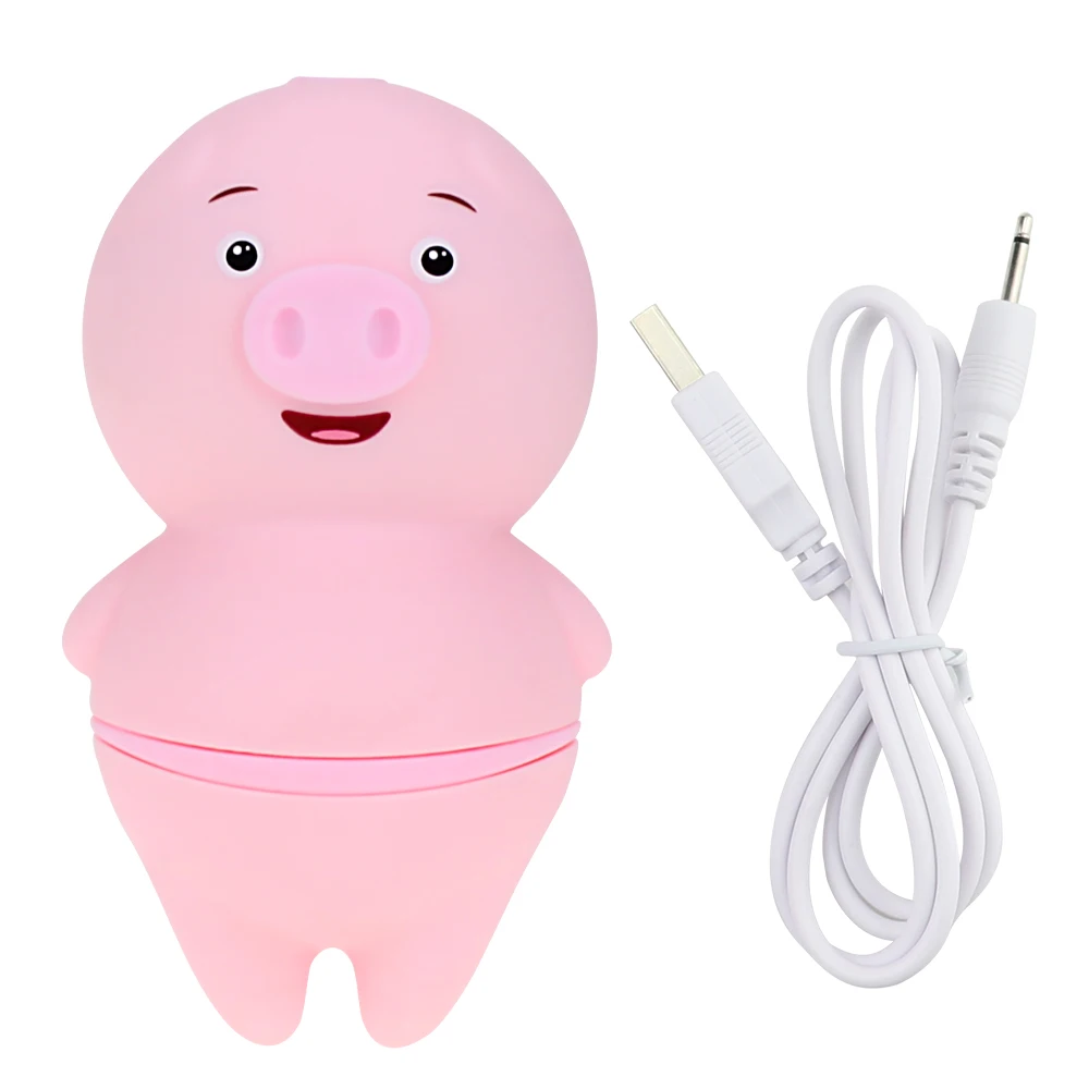 Sexy Pig Clitoris Licking Sucking Vibrator for Woman Clit Nipple Sucker Massager Blowjob Fast Orgasm Sex Toys Adult Erotic Goods