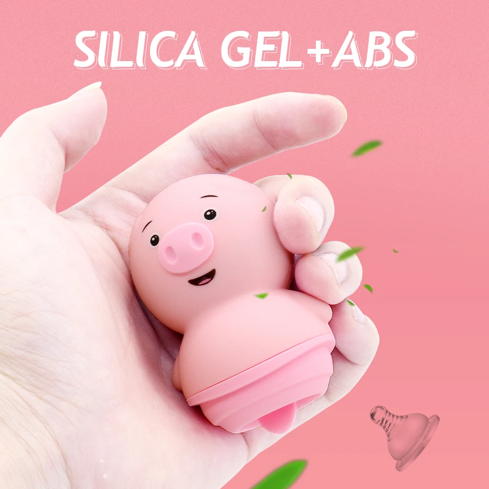 Sexy Pig Clitoris Licking Sucking Vibrator for Woman Clit Nipple Sucker Massager Blowjob Fast Orgasm Sex Toys Adult Erotic Goods