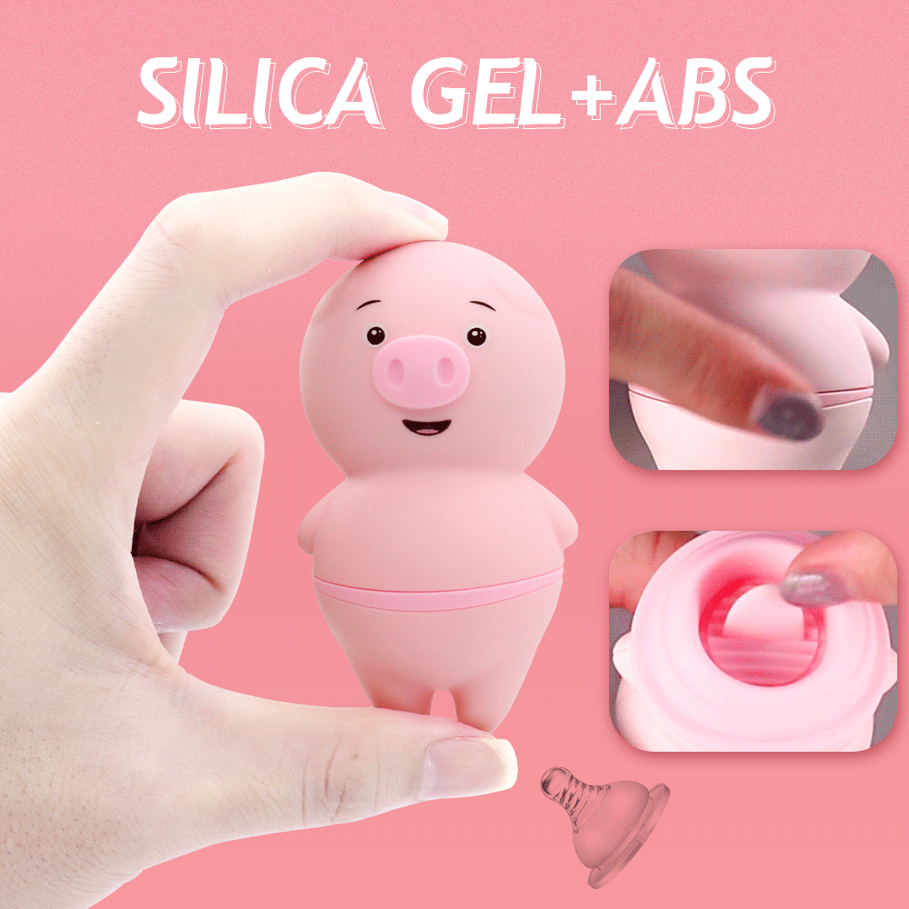 Sexy Pig Clitoris Licking Sucking Vibrator for Woman Clit Nipple Sucker Massager Blowjob Fast Orgasm Sex Toys Adult Erotic Goods