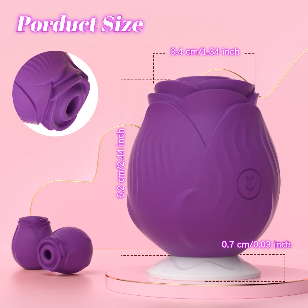 Rosetoy vibrator Female Clit Nipple Sucker Oral Licking Clitoris Stimulator Massager Powerful Sex Toys Adults Goods for Women Rosetoy vibrator Female Clit Nipple Sucker Oral Licking Clitoris Stimulator Massager Powerful Sex Toys Adults Goods for Women