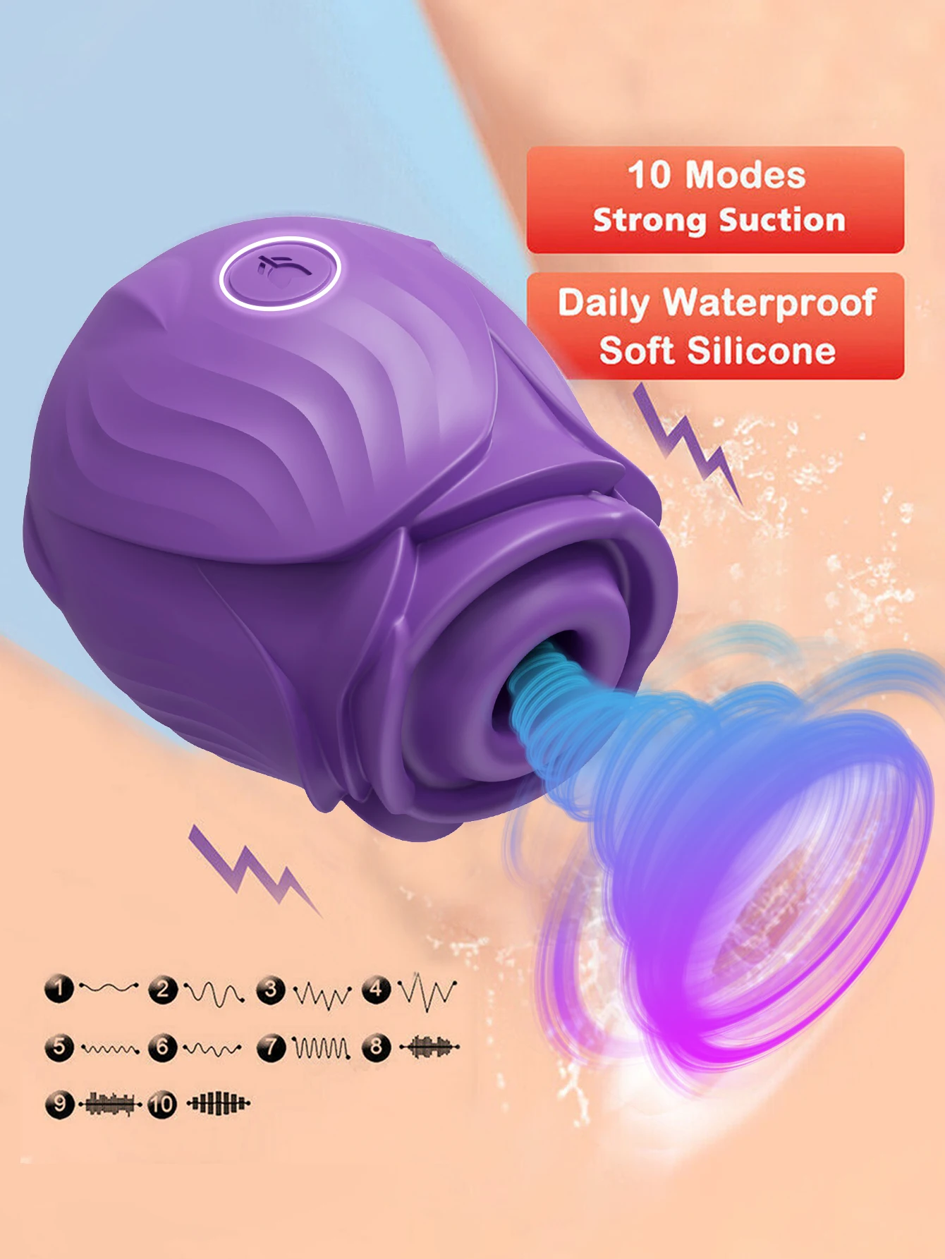 Rosetoy vibrator Female Clit Nipple Sucker Oral Licking Clitoris Stimulator Massager Powerful Sex Toys Adults Goods for Women Rosetoy vibrator Female Clit Nipple Sucker Oral Licking Clitoris Stimulator Massager Powerful Sex Toys Adults Goods for Women