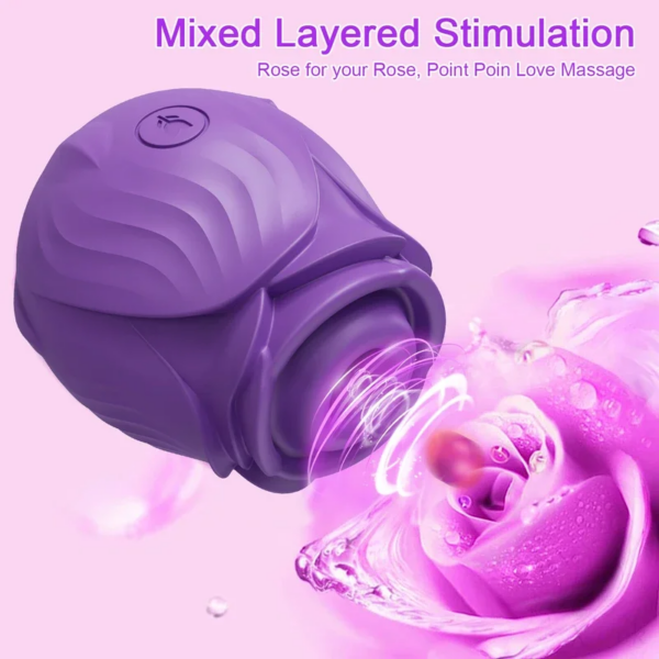 Rosetoy vibrator Female Clit Nipple Sucker Oral Licking Clitoris Stimulator Massager Powerful Sex Toys Adults Goods for Women