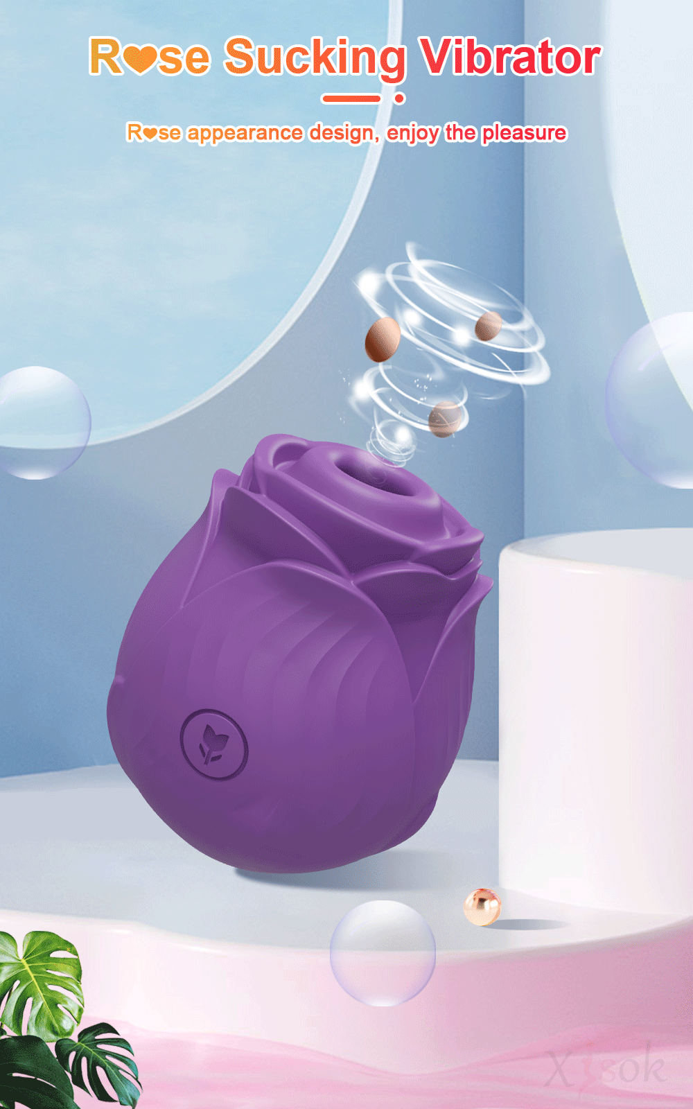 Rosetoy vibrator Female Clit Nipple Sucker Oral Licking Clitoris Stimulator Massager Powerful Sex Toys Adults Goods for Women