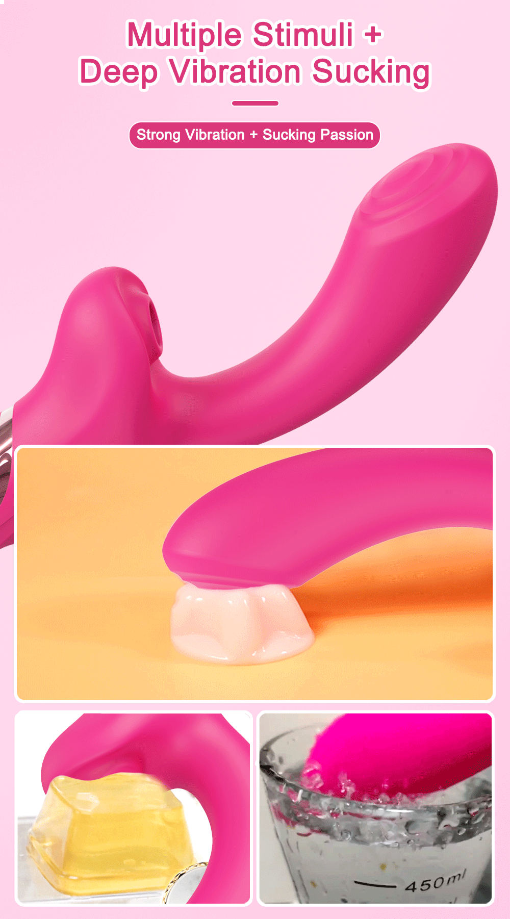 Powerful Clitoral Sucking Dildo Vibrator Female 20 Modes Clitoris Stimulator G Spot Vagina Massager Adult Sex Toys for Woman