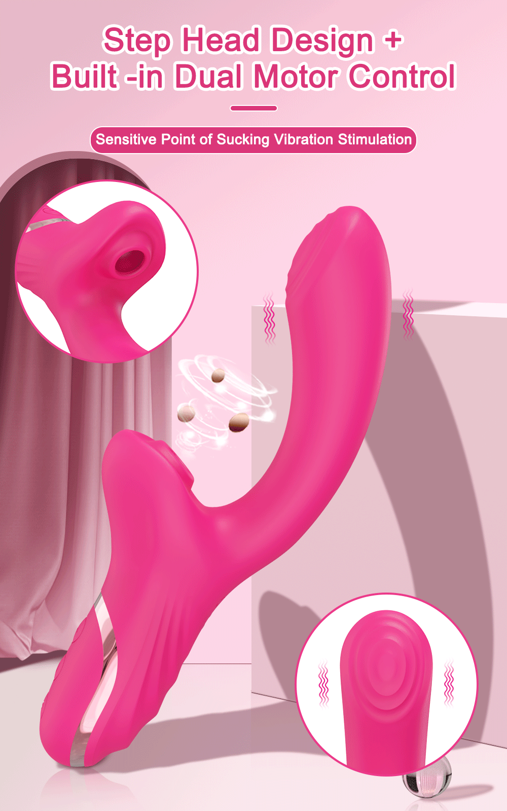 Powerful Clitoral Sucking Dildo Vibrator Female 20 Modes Clitoris Stimulator G Spot Vagina Massager Adult Sex Toys for Woman