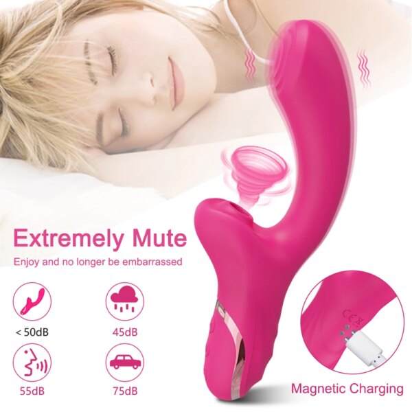 Powerful Clitoral Sucking Dildo Vibrator Female 20 Modes Clitoris Stimulator G Spot Vagina Massager Adult Sex Toys for Woman