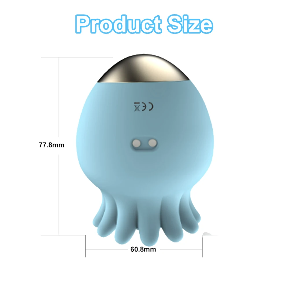 Jellyfish Vaginal Aspiration Vibrator Intimate Good Nipple Aspirator Oral Licking Clintoris Stimulates Powerful Female Sex Toys