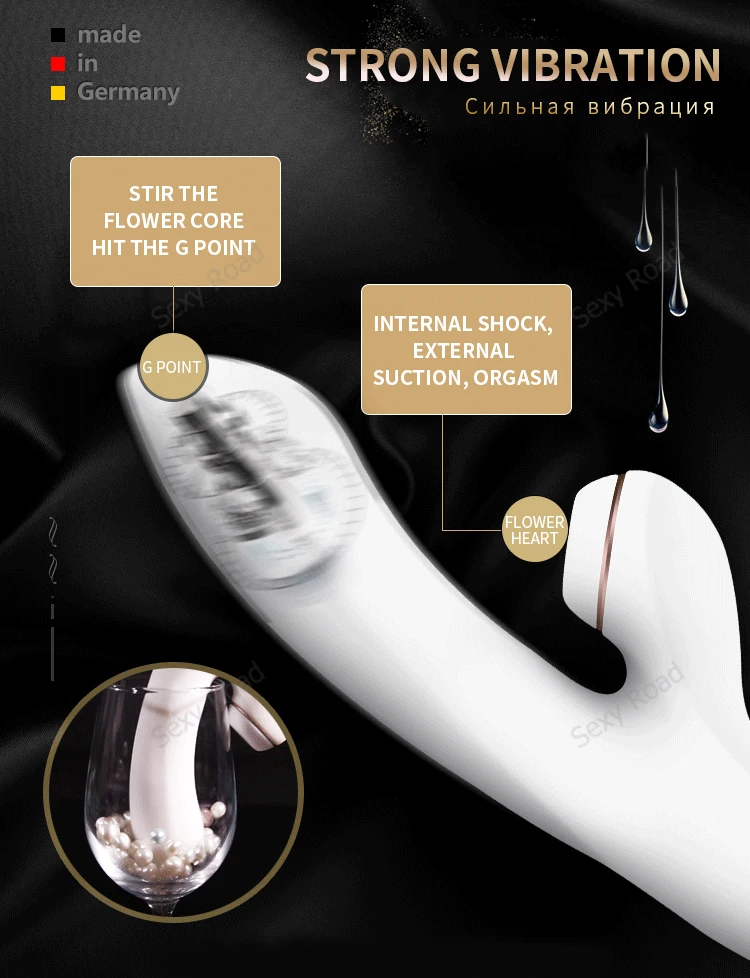 satisfyer G-Spot 10 Speed Sucking Vibrators G spot Clit Stimulation Silicone Vibration Nipple Sucker dildo UYO rabbit vibrator