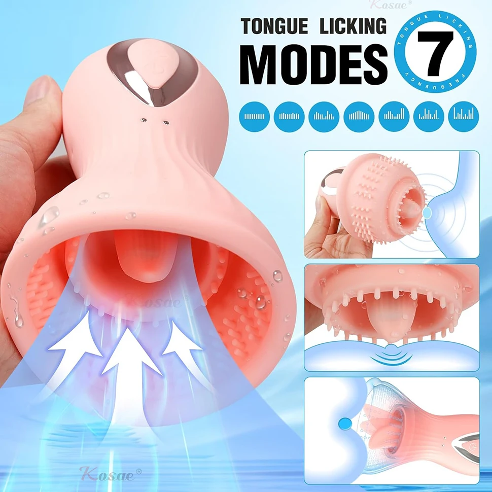 Clitoral Vibrator Sucking and Licking Tongue Sex Toy for Women Nipples Vagina Stimulator Orgasm Powerful Blowjob Stimulation Clitoral Vibrator Sucking and Licking Tongue Sex Toy for Women Nipples Vagina Stimulator Orgasm Powerful Blowjob Stimulation