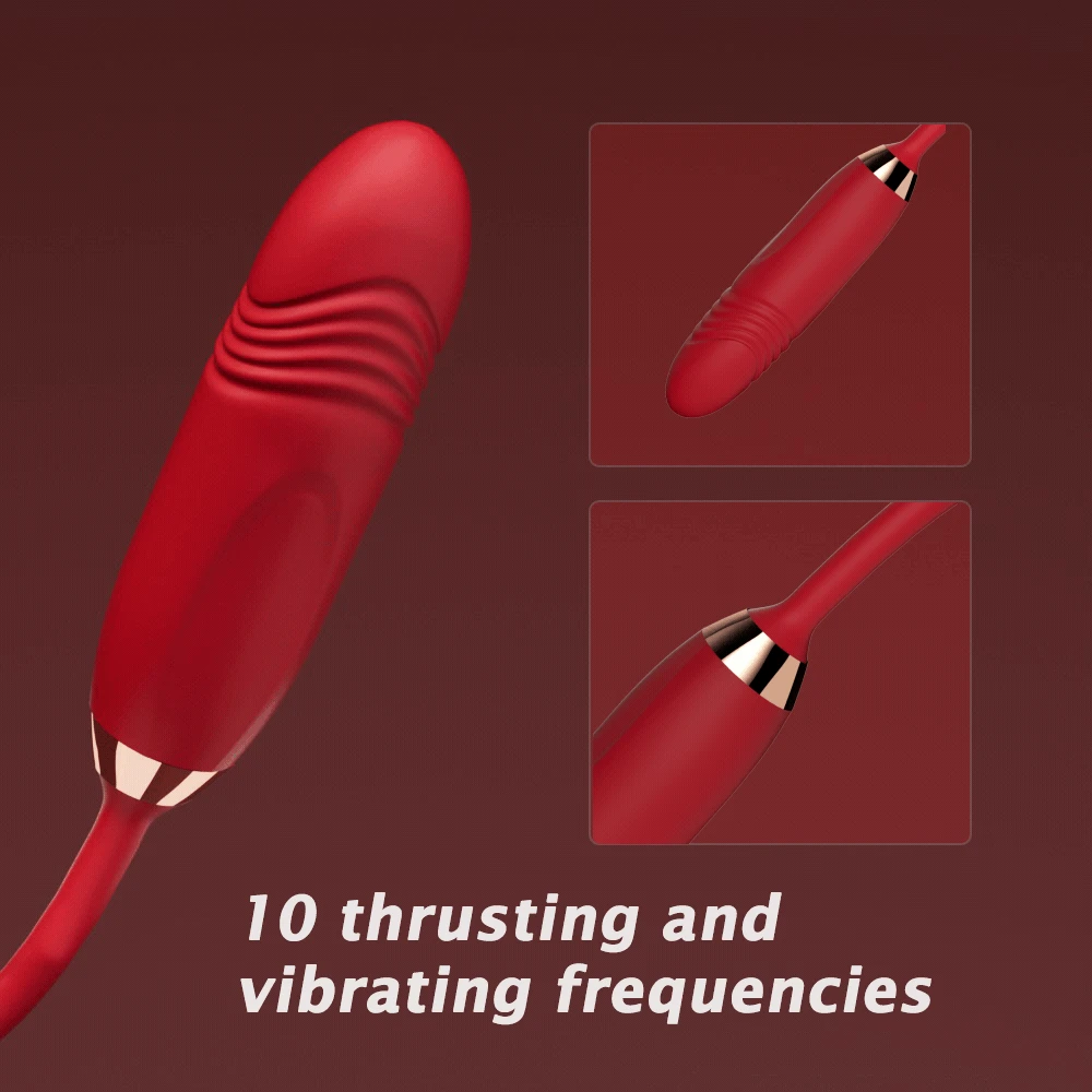 Telescopic Tongue Licking Sucking Vibrator Female Blowjob Nipple Clit Stimulation Love Egg Dildo Vibrator Sex Toy for Women