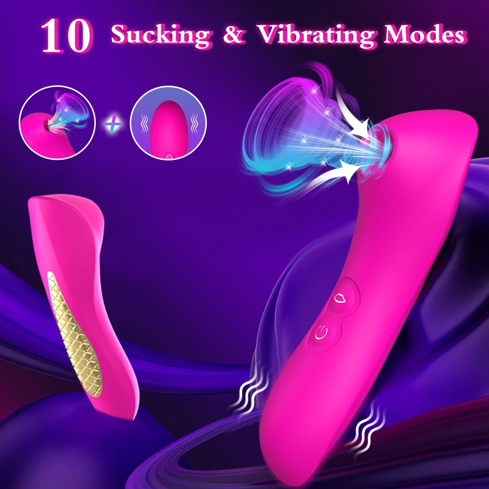 Sucker Clitoris Powerful Sucking Vibrator Female Clit Nipple Oral Vacuum Stimulator Massager Sex Toys Adults Goods for Women
