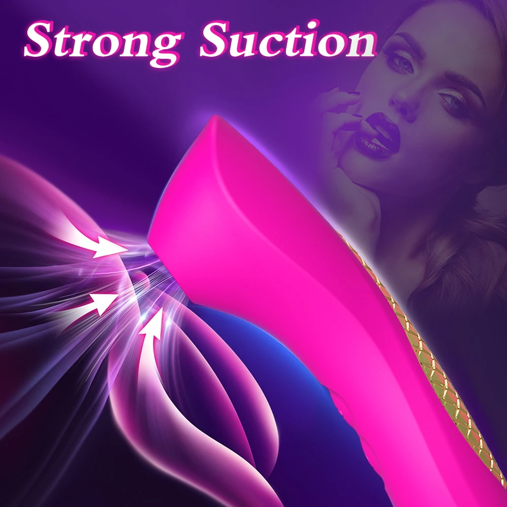 Sucker Clitoris Powerful Sucking Vibrator Female Clit Nipple Oral Vacuum Stimulator Massager Sex Toys Adults Goods for Women