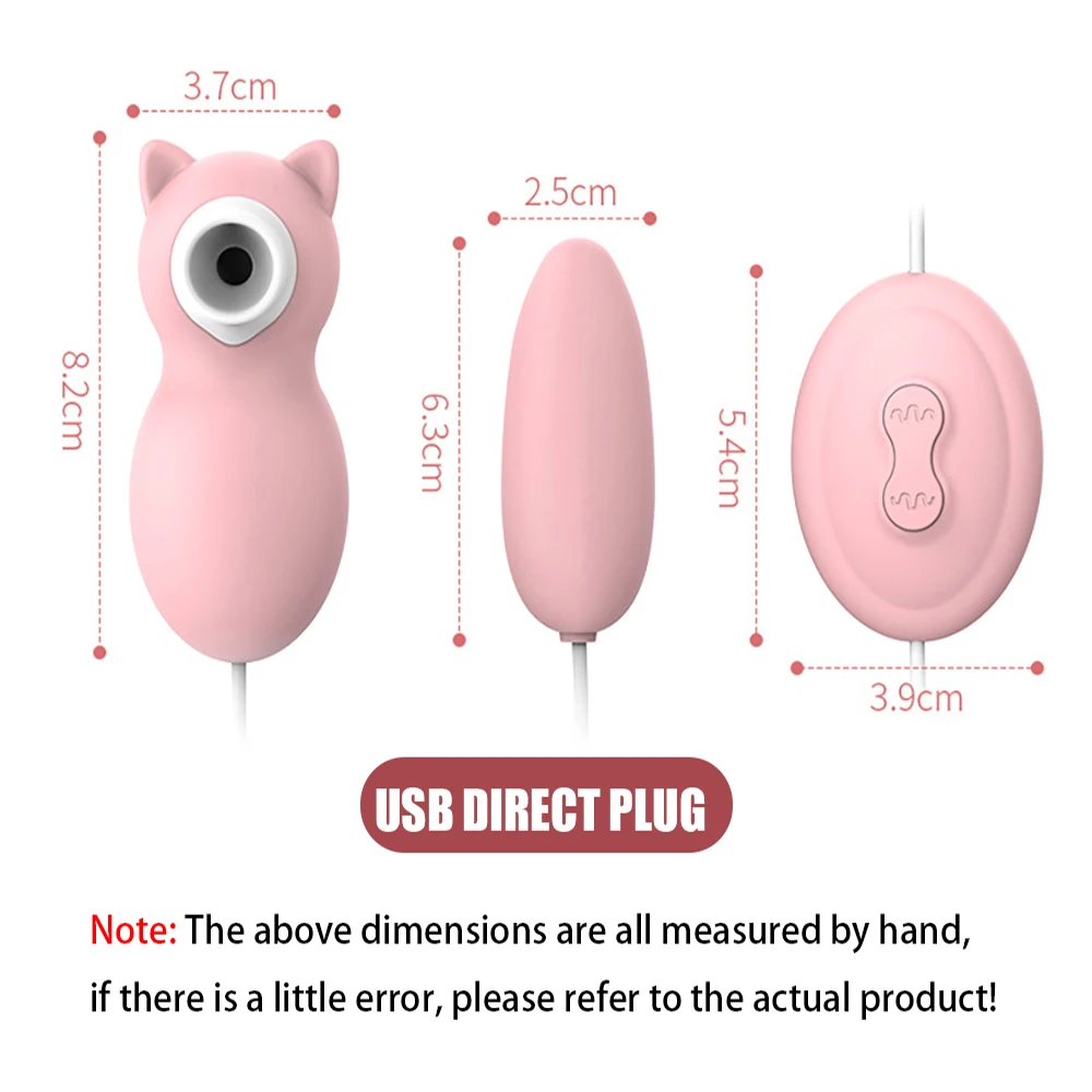 Powerful Suction Cup Clitoral G-spot Vibrators Nipple Sucking Vacuum Stimulators Clitoral Stimulation Massagers Masturbation Egg