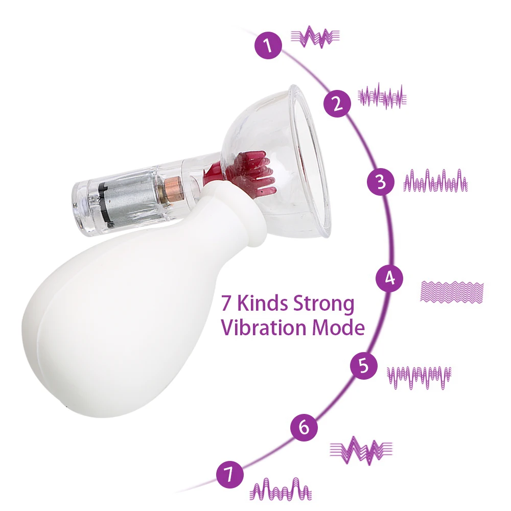 Breast Pump Nipple Sucker Sucking Ratating Vibrators For Women Clitoral Suction Female Masturbator Bondage Sets Sex Toys Couples