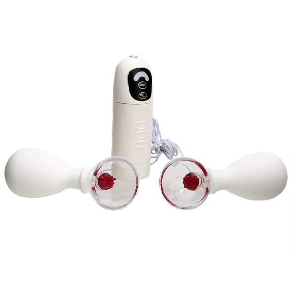 Breast Pump Nipple Sucker Sucking Ratating Vibrators For Women Clitoral Suction Female Masturbator Bondage Sets Sex Toys Couples