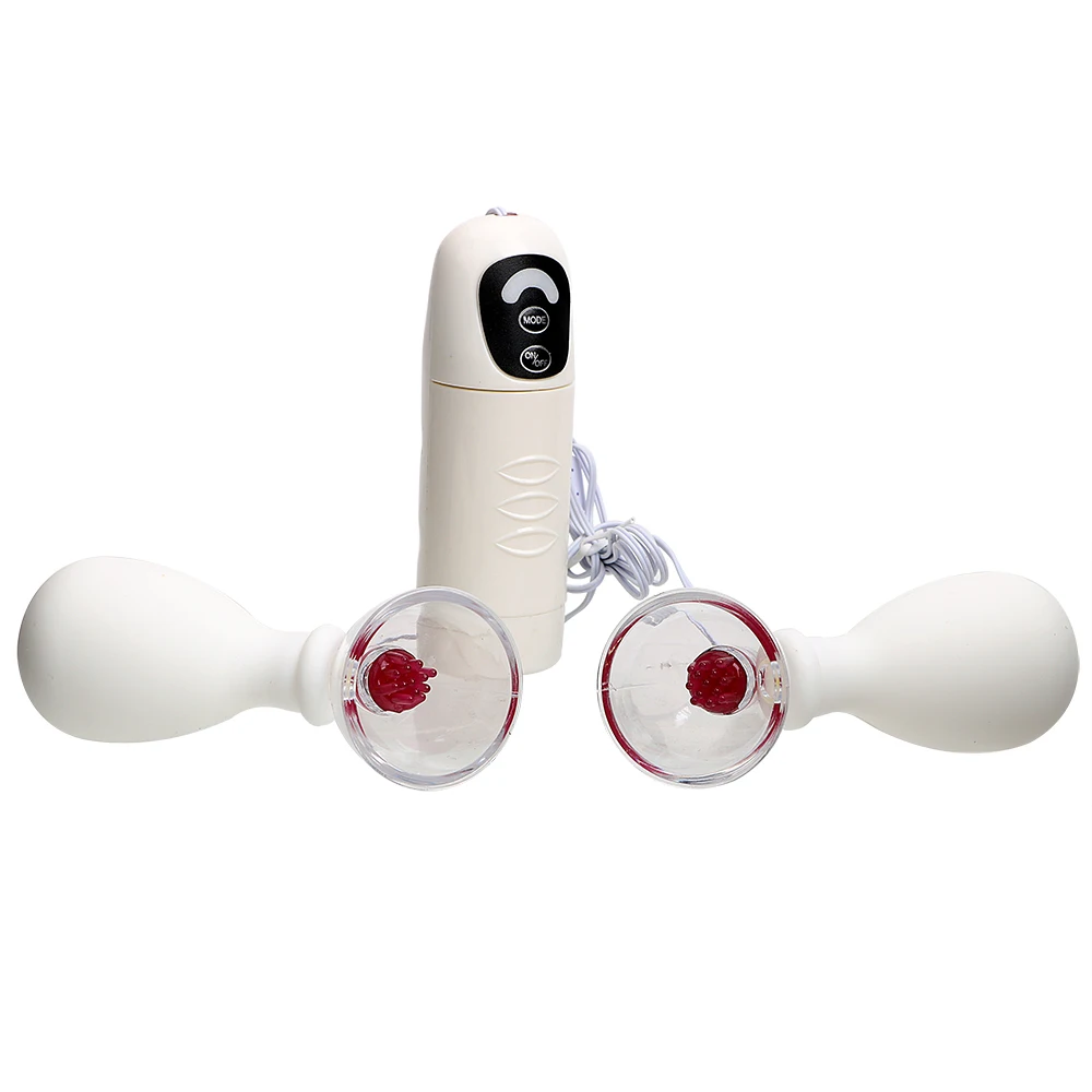 Breast Pump Nipple Sucker Sucking Ratating Vibrators For Women Clitoral Suction Female Masturbator Bondage Sets Sex Toys Couples