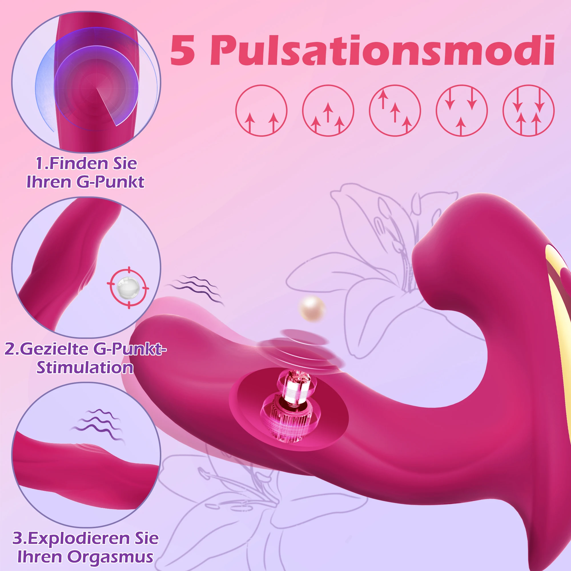 3 in 1 Clitoral Sucking Vibrator for Women Clit Clitoris Sucker Tongue Licking Dildo Adults Goods Sex Toys Female