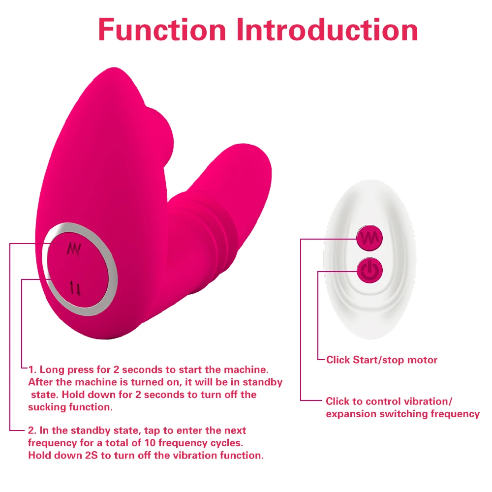 Clitoral Sucking Vibrator Female Remote Control Clit Sucker Clitoris Stimulator Real Dildo Vibrating Sex Toy For Women Adults 18