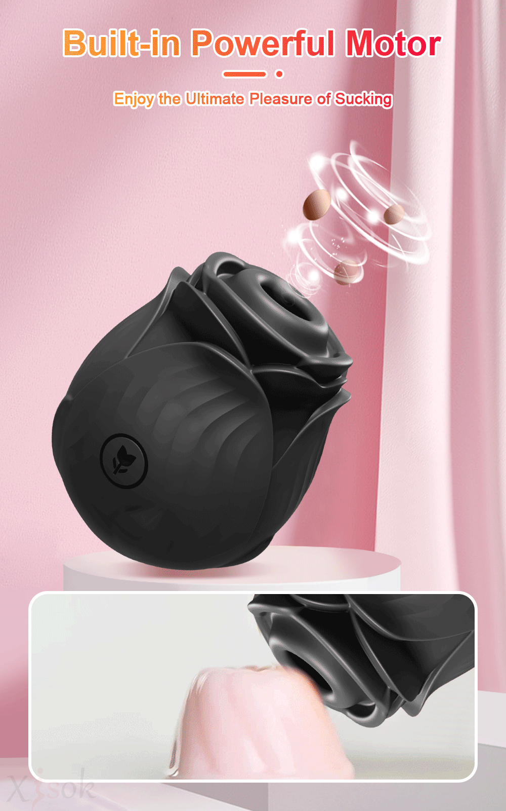 Clitoral Sucking Vibrator Rose-Flower 10 Intense Suction Modes G-spot Stimulator Vaginal Pussy Massager Adults Sex Toy for Women Clitoral Sucking Vibrator Rose-Flower 10 Intense Suction Modes G-spot Stimulator Vaginal Pussy Massager Adults Sex Toy for Women