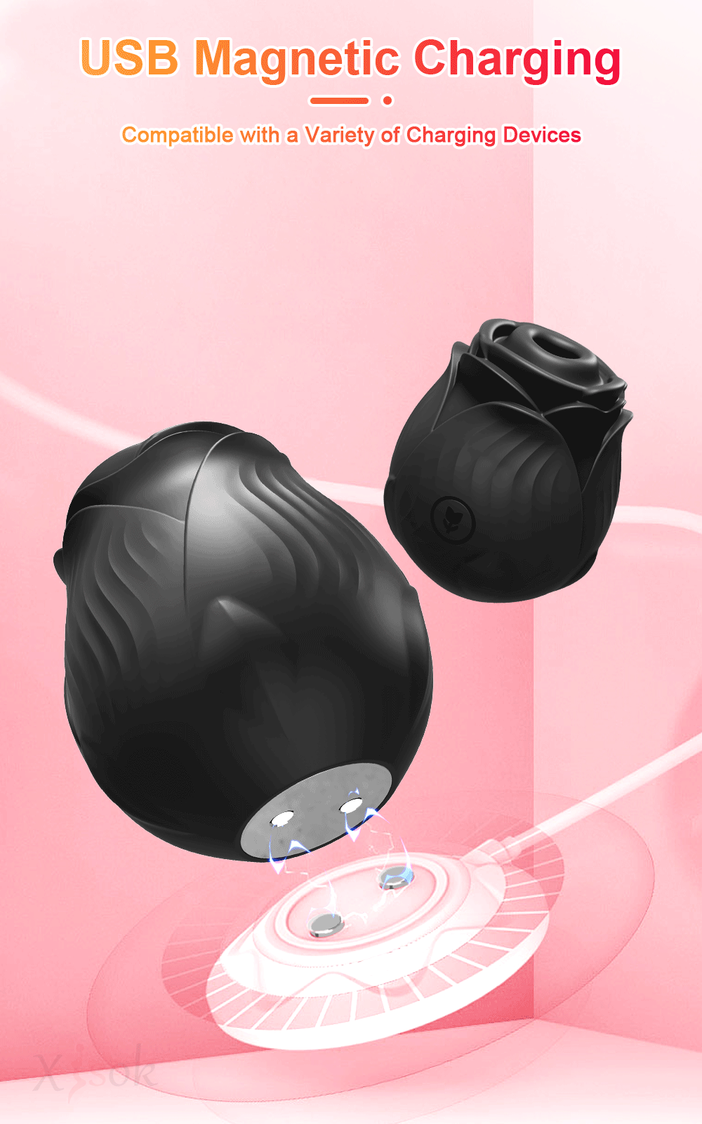 Clitoral Sucking Vibrator Rose-Flower 10 Intense Suction Modes G-spot Stimulator Vaginal Pussy Massager Adults Sex Toy for Women Clitoral Sucking Vibrator Rose-Flower 10 Intense Suction Modes G-spot Stimulator Vaginal Pussy Massager Adults Sex Toy for Women
