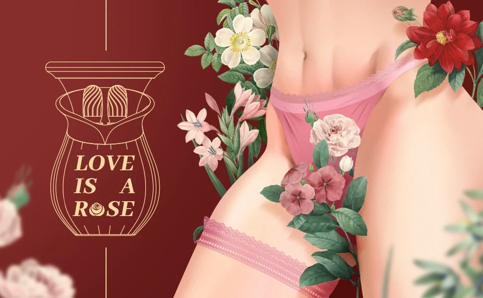 HESEKS Fingers Sucking Vibrators Clit Sucker Tongue Licking Rose Sex Toys for Women Foreplay Stimulator Clitoral Nipple Gifs
